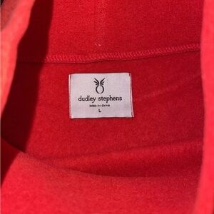 Dudley Stephens Vibrant Red Fleece Pullover